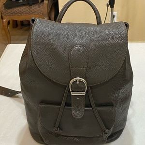 Genuine Leather Backpack Purse